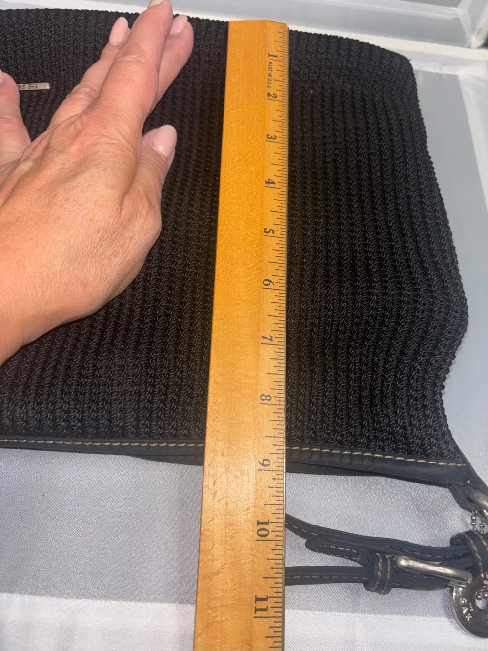 The Sak Classic Black Knit Shoulder Bag – Women